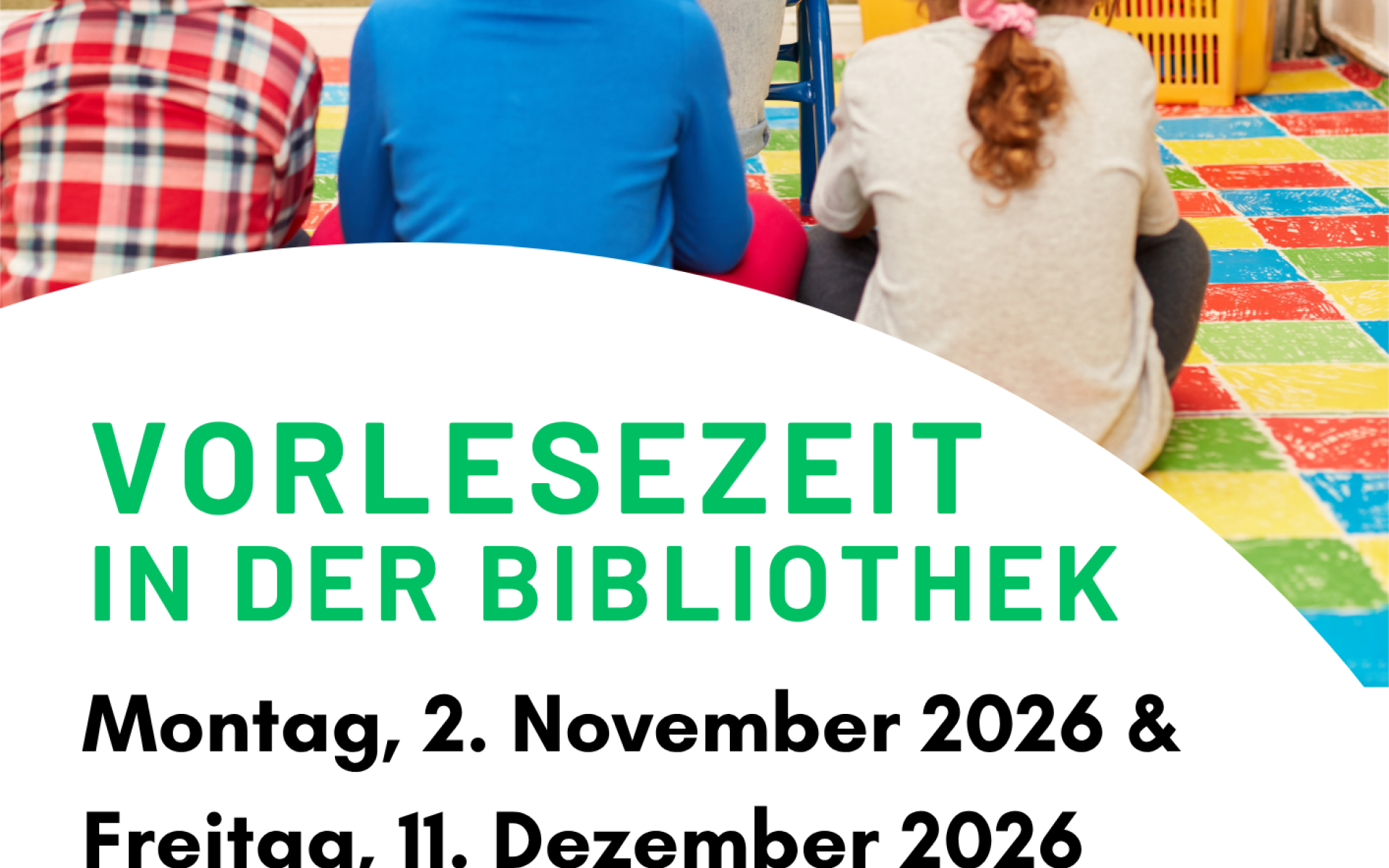 Vorlesezeit in der Bibliothek
